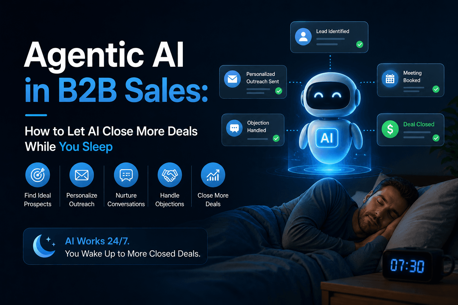 Agentic AI in B2B Sales: How to Let AI Close More Deals While You Sleep